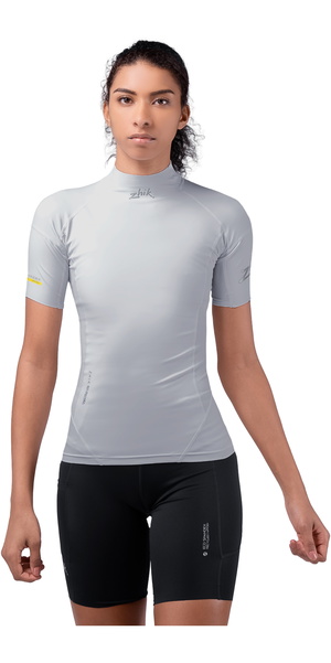 Zhik Mujer Camiseta De Manga Corta Eco Spandex UPF50+ DTP-0067-W-PLT - Platinum